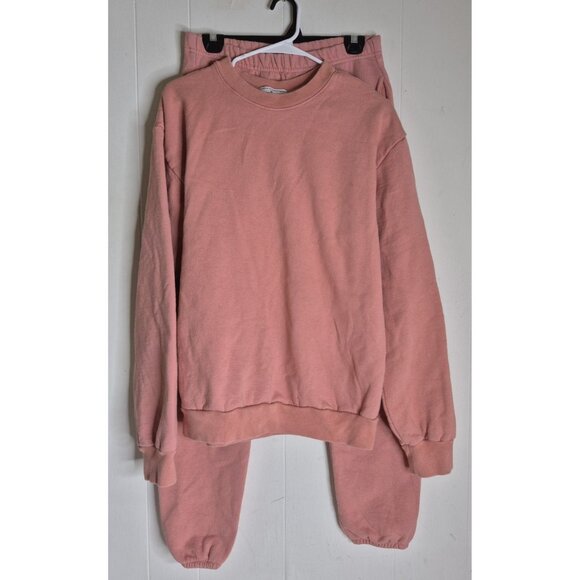 Morgan Stewart Sport Fleece Sweatshirt And Pants Outfit Women's Size M/L - Picture 7 of 11